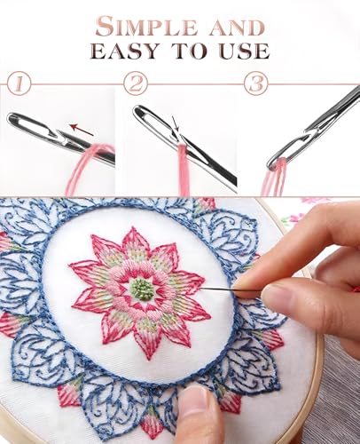 Side-opening hole line needle