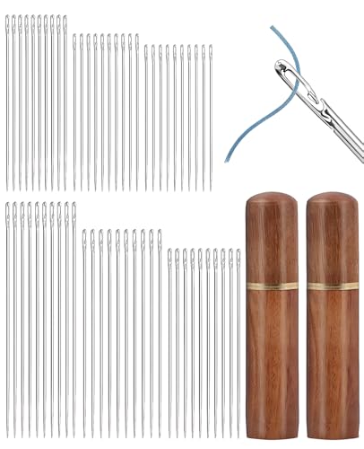 Side-opening hole line needle