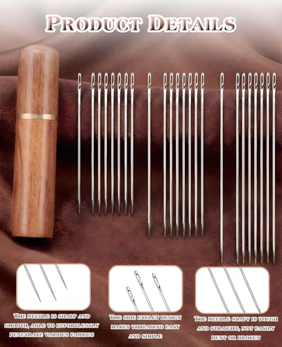 Side-opening hole line needle